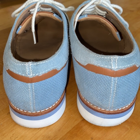 Johnston & Murphy Men’s Shoe Size 9.5 light Blue - Picture 3 of 8